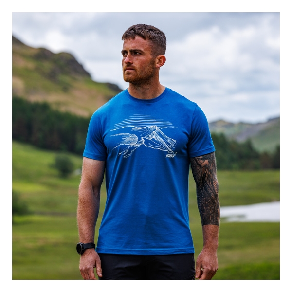 Graphic Tee SS "Helvellyn" Mens