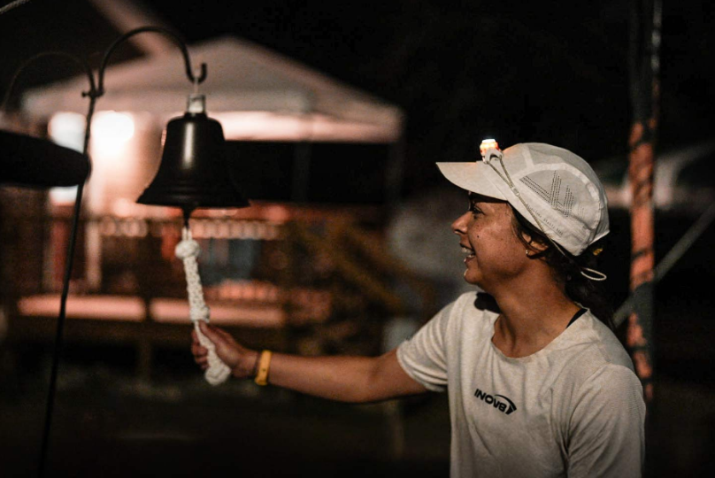 Sarah Perry set a new women's Backyard Ultra World Record in October last year. Photo by Jacob Zocherman.