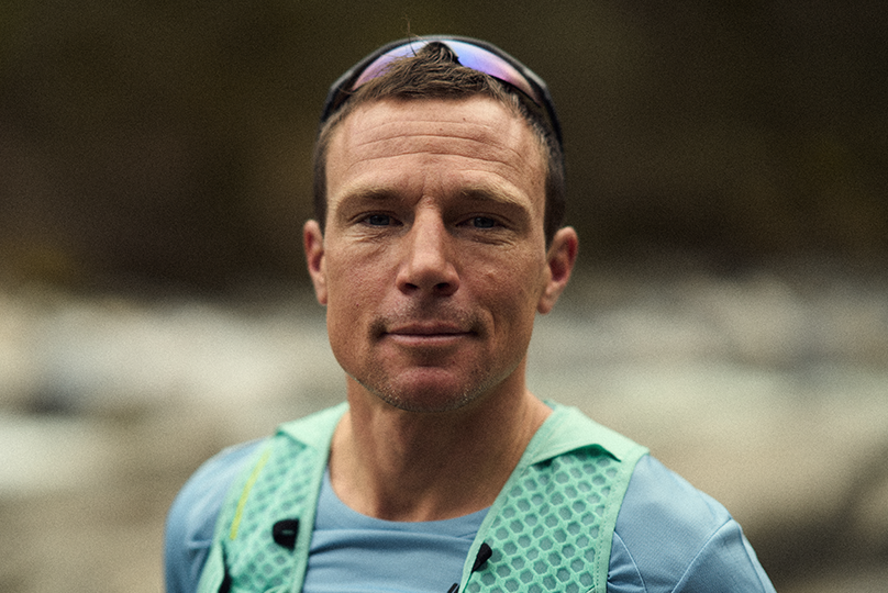 Portrait of INOV8 athlete Yannick Noel.