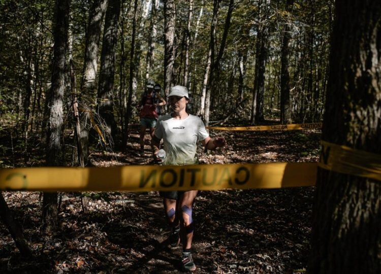 Ultra runner Sarah Perry running at Big's Backyard Ultra world championships 2025