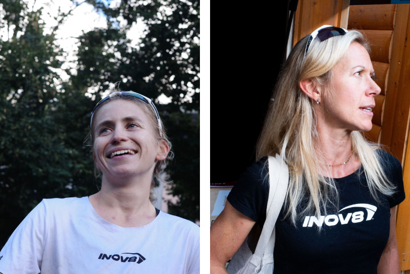 INOV8 Athletes Magali Mellon and Elise Delannoy.